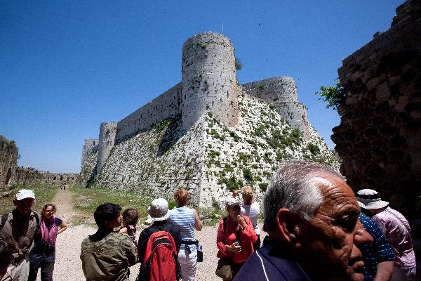 \"Mei 2010, Syriï¿½, kruisvaardersburcht Krak de Chevaliers\"