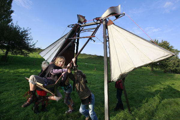 \"Winsen, kunstroute Beuningen met werk van Merel Holleboom, Evelien Melis\"