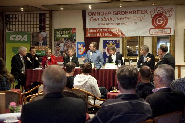 \"Groesbeek, verkiezingsdebat in de Linde\"