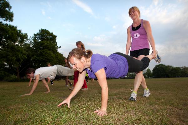 \"Nijmegen, 11-5-2011 .  Bootcamp in het Goffertpark\"