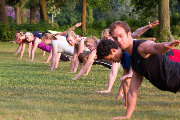 \"Nijmegen, 11-5-2011 .  Bootcamp in het Goffertpark\"