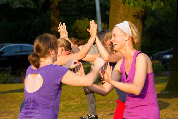 \"Nijmegen, 11-5-2011 .  Bootcamp in het Goffertpark\"