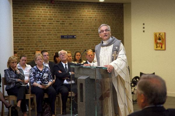 \"Nijmegen, 19-5-2011 . Dies Natalis, RUN Erasmusplein, Waylon, Krach, Shapiro, Professor P. Sloterdijk, philosopher, and Professor C. A. Dinarello, physician. Professor P. Sloterdijk, Beans & Fatback., Ruben Hein\"