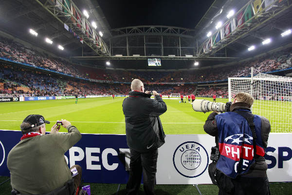 \"Amsterdam Arena, 28-09-10. Ajax AC Milan.\"