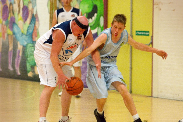 \"Nijmegen, 13-6-2010 . Supporterstoernooi Magixx ,de bezorgdheid van de basketbalfans over het voortbestaan van de club\"