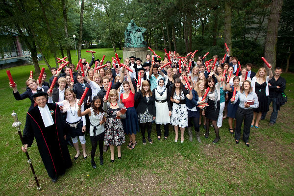 \"Nijmegen, 23-6-2011 . Buluitreiking, Radboud Honours Acadamy, bul\"