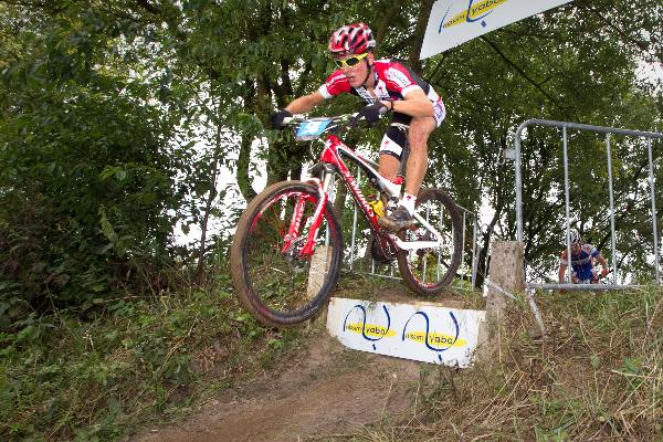 \"Groesbeek, 26-6-2011: Mountainbike, Nissim Yabo Cup   Sportpark Germania, Nijmeegsebaan , nummer 58 Lutgensbroek (?)\"