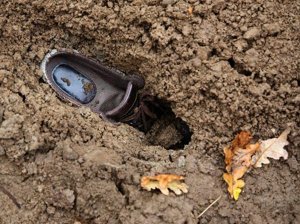 \"schoen in de modder, Wijchen\"