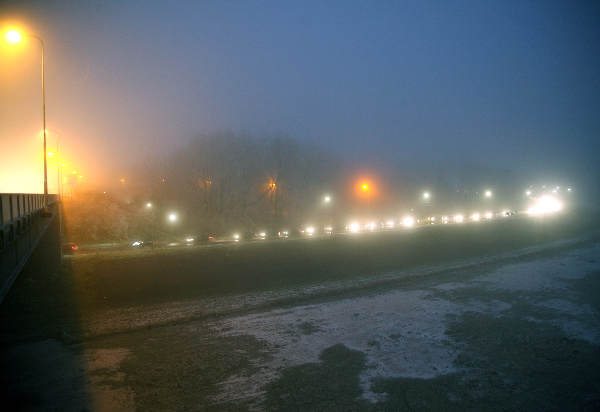 \"Bemmelsedijk lijkt op kerstverlichting door de file\"