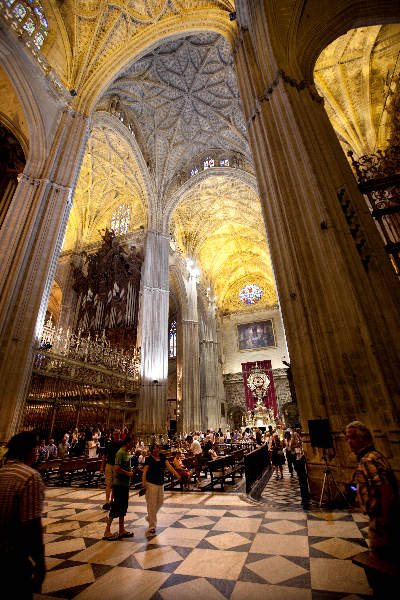 \"Spanje, de Kathedraal van Sevilla\"