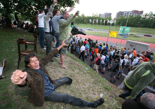 \"Nijmegen, 15-7-2008
Start eerste dag vierdaagse\"