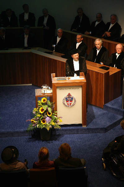 \"afscheidsoratie Prof. dr. J.M.H. de Moor, aula Radboud, 30-09-2006\"