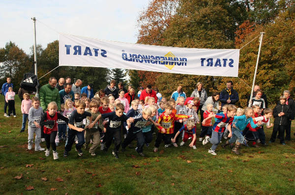 \"start van kinder-hardloopwedstrijd , de bambino-race. Malden\"