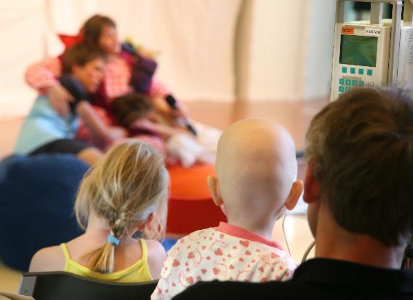 "theatergroep sprankel speelt voor zieke kinderen"