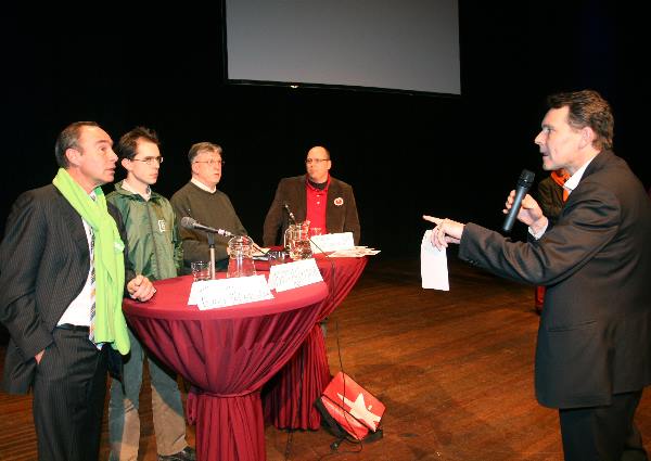 "scholierendebat Statenverkiezingen, Lindenberg, Peeters vd CDA"