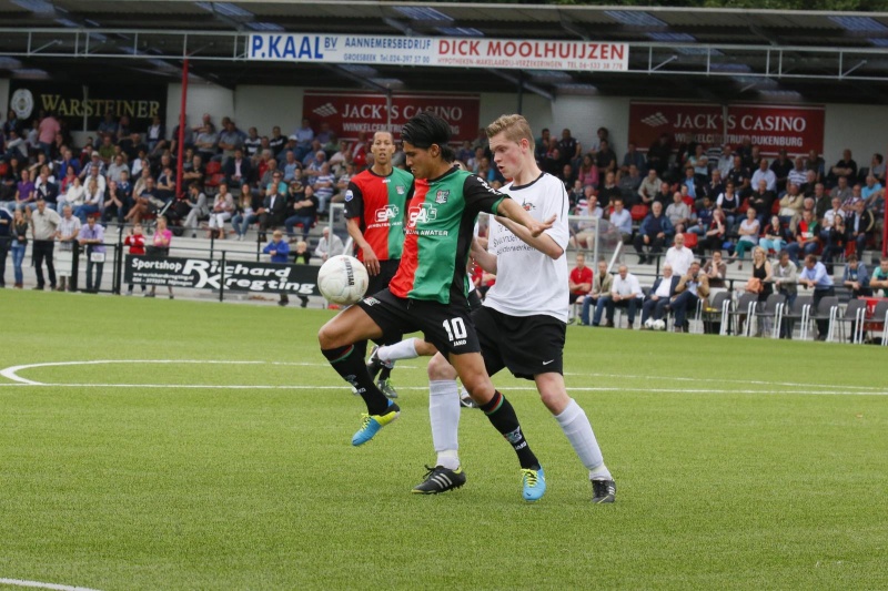 Nec speelt zijn tweede oefenduel tegen Quick 1888. Nijmegen, 2-7-2013 . dgfoto.