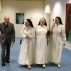 \"3 nonnen in de aula KUN bij promotie
foto: Gerard Verschooten ?  
25-02-2004\"