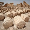 \"Mei 2010, Syriï¿½, Romeinse resten van Palmyra, duizend zuilen\"