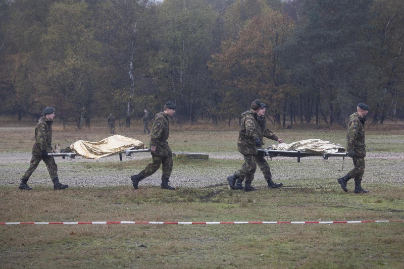 \"Nijmegen, 10-11-2012 . dgfoto:  Grote Rampenoefening met Defensie, de Nijmeegse ziekenhuizen, oa. Radboud en Lotus, Heumensord\"