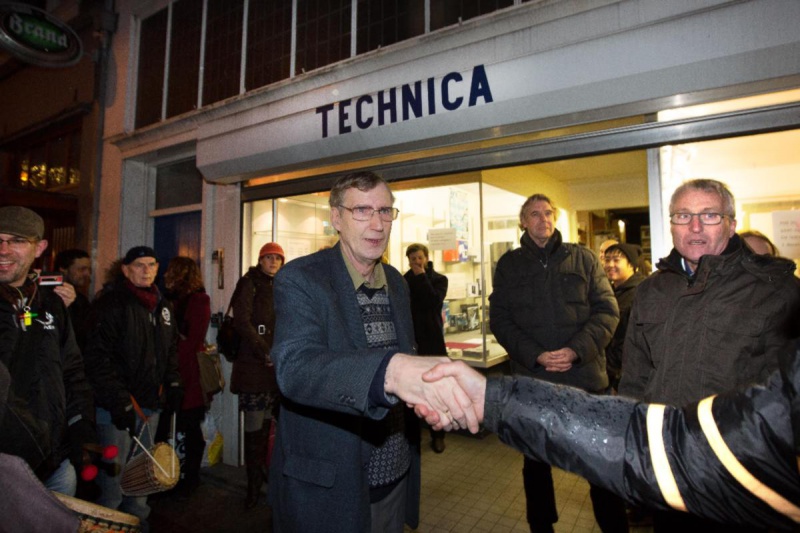 \"Nijmegen, 1-12-2012 . dgfoto:  Technica gaat sluiten.  Frits van de Pol gaat met pensioen. Misschien....\"