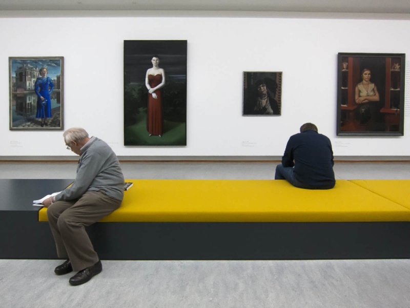 \"Arnhem, 21-11-2012 . Museum voor Moderne Kunst Arnhem , MMKA. Erwin Olaf Willink , Koch, Overmorgen\"