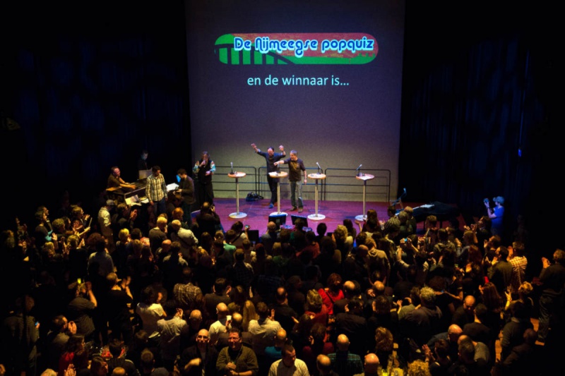 \"Nijmeegse popquiz in Lux met oa. Clemens van de Ven. Nijmegen,30-12-2012 . dgfoto.\"