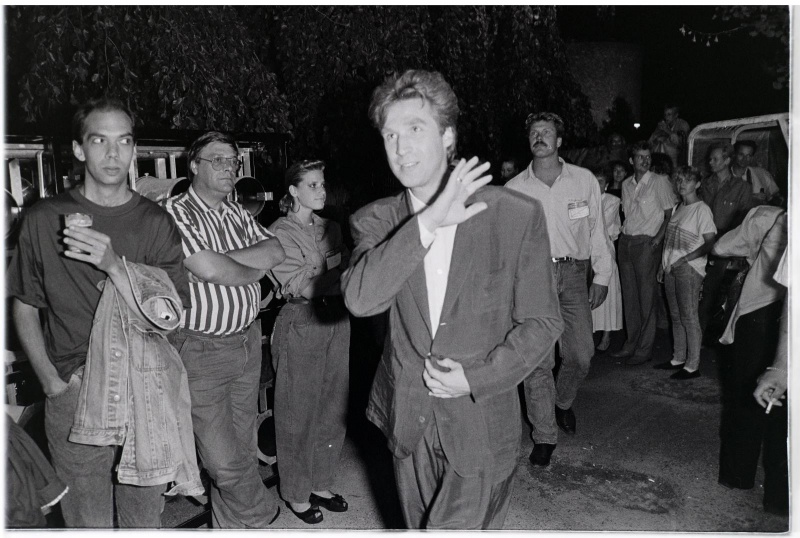 Frank Boeijen Zomerfeesten, 21 juli 1989, Kronenburgpark. Nijmegen, (11-7-2013) . dgfoto. No pictures plese..