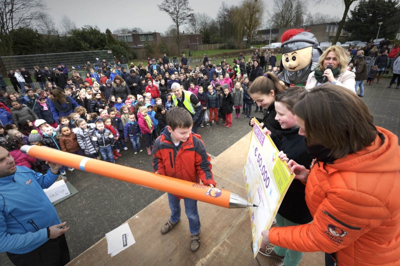 opening Gezond Schoolplein Brede School de Dukendonck, Tolhuis. Nijmegen, 10-2-2014 . dgfoto.