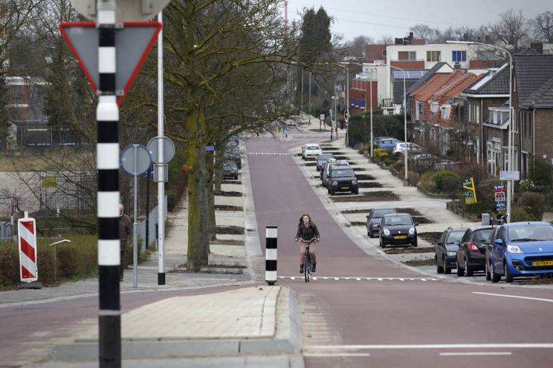 Snelfietsroute Dennenstraat. Nijmegen, 27-2-2014 . dgfoto.