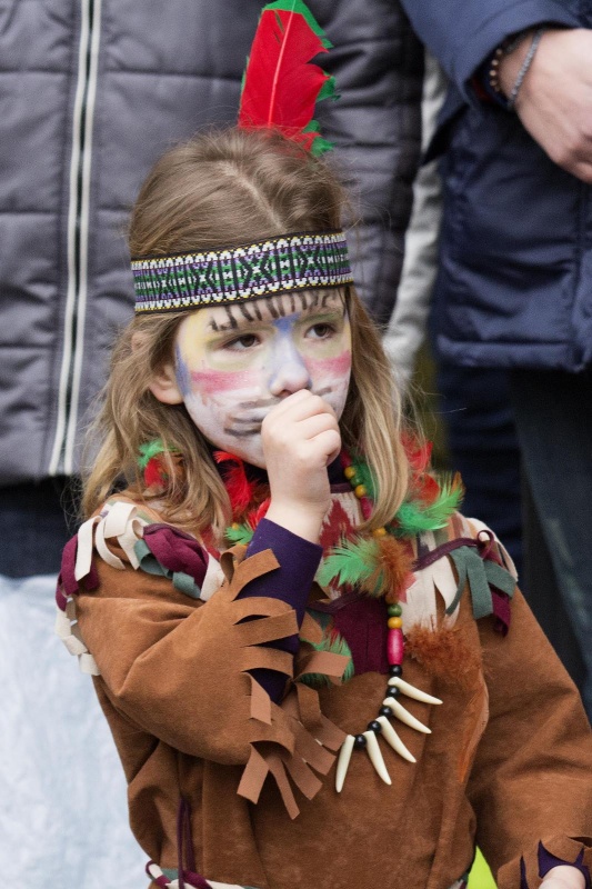 Carnavalsoptocht in Beek. Nijmegen, 3-3-2014 . dgfoto.