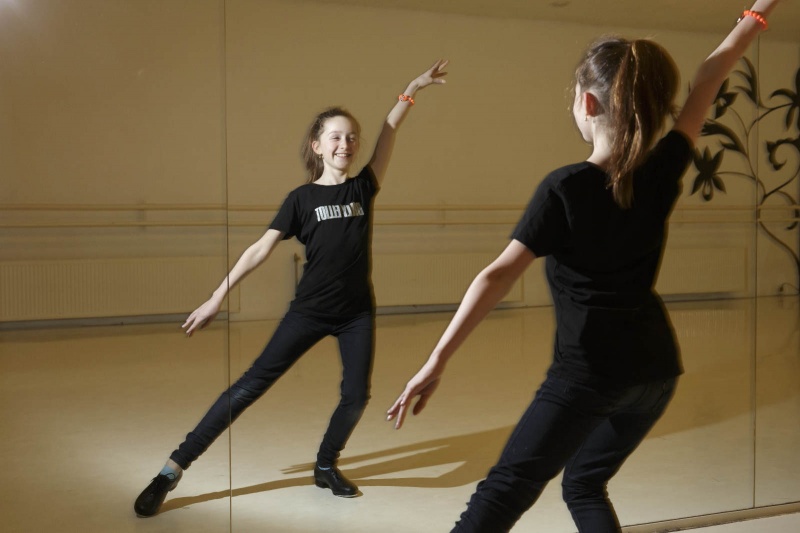 Dochter Boerland doet auditie voor de musical Billy Elliot . Nijmegen, 3-4-2014 . dgfoto.