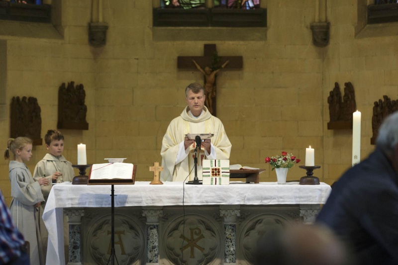 Parochiekerk Raadhuisplein Mook
afscheidsmis pastoor Rudo Franken
, 29-5-2014 . dgfoto.