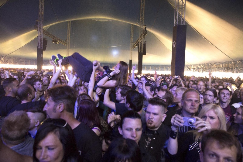 Fortarock, Slayer, Dimmu Borgir, Iron Maiden, Skillet, Schoenfabriek... Nijmegen, 31-5-2014 . dgfoto.