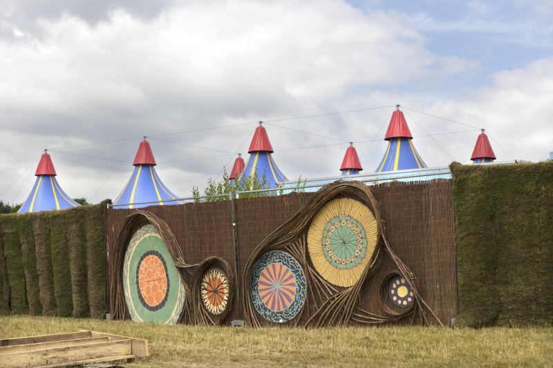 Een tipje van de sluier op terrein Down The Rabbit Hole, nieuw festival Groene Heuvel, s Ewijk , 23-6-2014 . dgfoto.