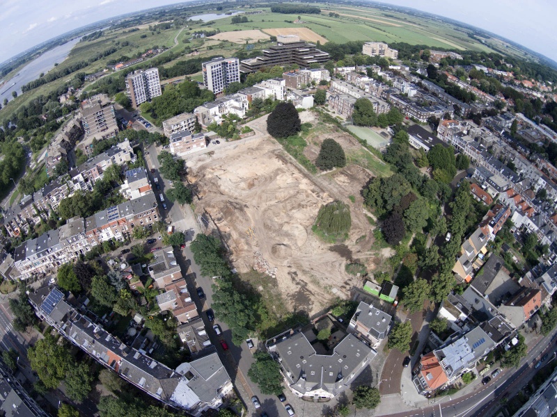 Park Margriet. voormalig verpleegtehuis. Nieuwbouw door Klok Nijmegen, 8-8-2014 . dgfoto.