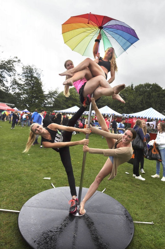 Paaldansen. Introductiemarkt 2014, RUN. Nijmegen, 18-8-2014 . dgfoto.