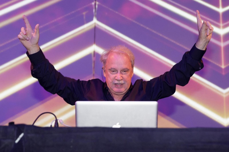 Donna Summers Giorgio Moroder in Doornroosje, Planet Rose. Nijmegen, 5-10-2014 . dgfoto.