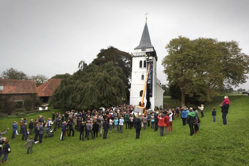 Witte kerkje Slijk-ewijk. opening nieuwe galery, 5-10-2014 . dgfoto.