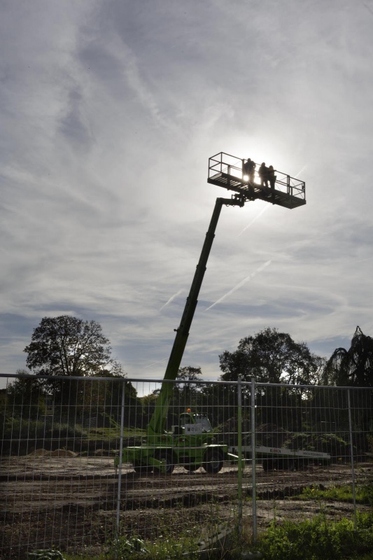 Parc Margriet, zo hoog wordt de nieuwbouw, mogelijkheid tot bezichtiging. Nijmegen, 18-10-2014 . dgfoto.