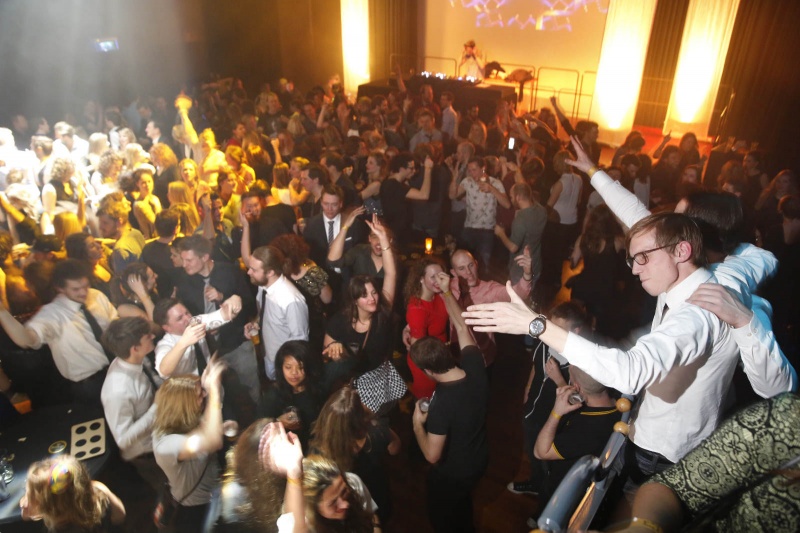 Nieuwjaarsfeest in LUX, club 7. Nijmegen,1-1-2015 . dgfoto.