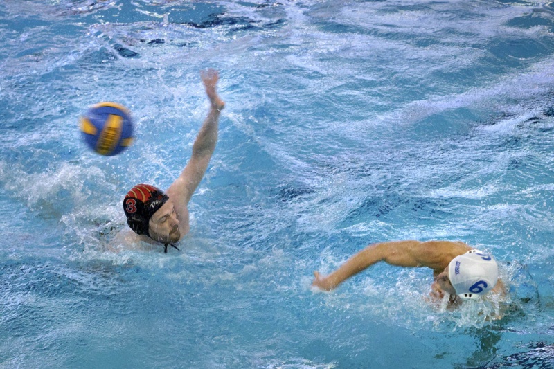 Waterpolo EZPC- Arnhem. 7-2-2015 . dgfoto.