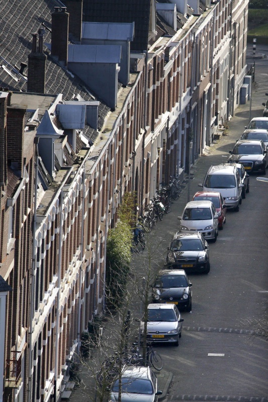 Uitzichten vanaf het Estel-gebouw, Haskoning in . Nijmegen, 9-3-2015 . dgfoto.Bruggen, Ooij, Oost. Higo de Grootstraat.