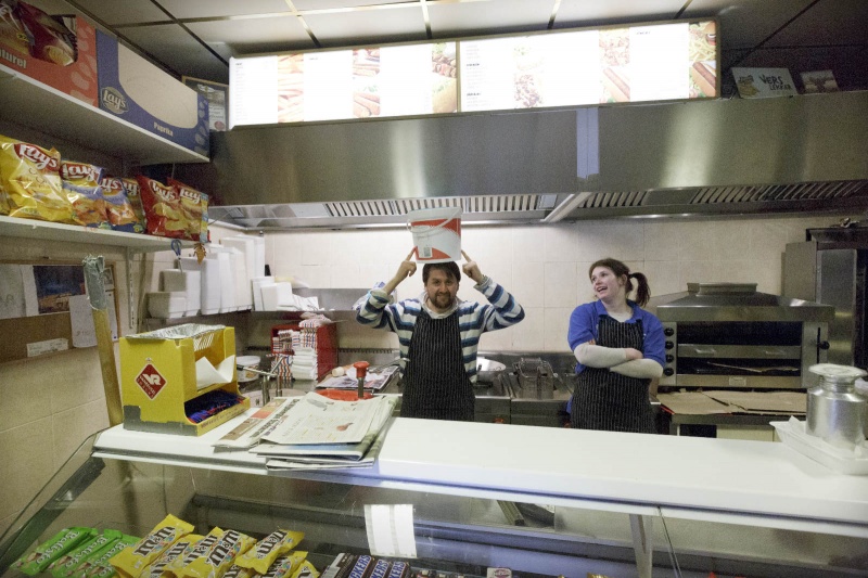 Snackbar Corry. Nijmegen, 4-3-2015 . dgfoto.