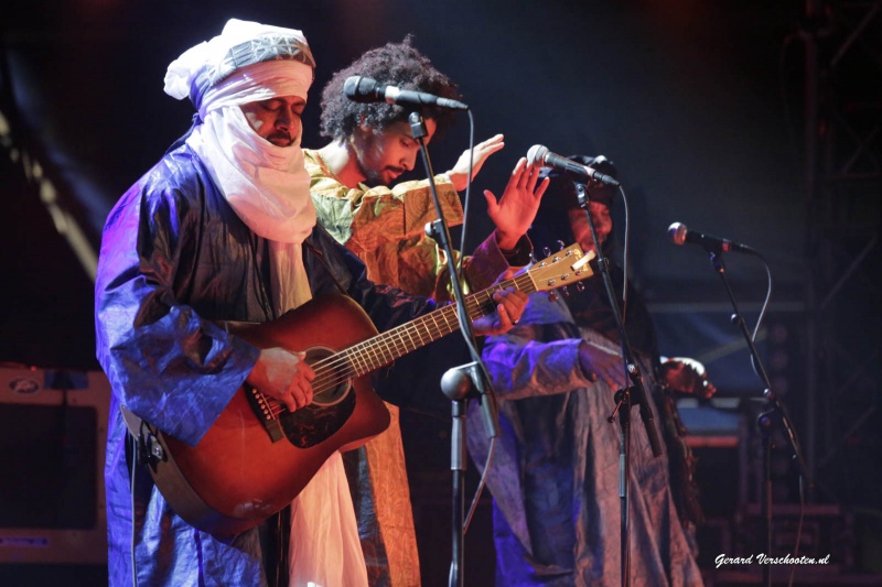 31 ste Msic Meeting, derde dag maandag, Tinariwen
Steve Lehman Octet
Danyel Waro
Ester Rada
R-chestra & Shaza Hayek & Nijmeegs Strijkersgilde
Barmer Boys
Hailu Mergia & Tony Buck & Mike Majkowski
 . Nijmegen, 27-5-2015 . dgfoto.