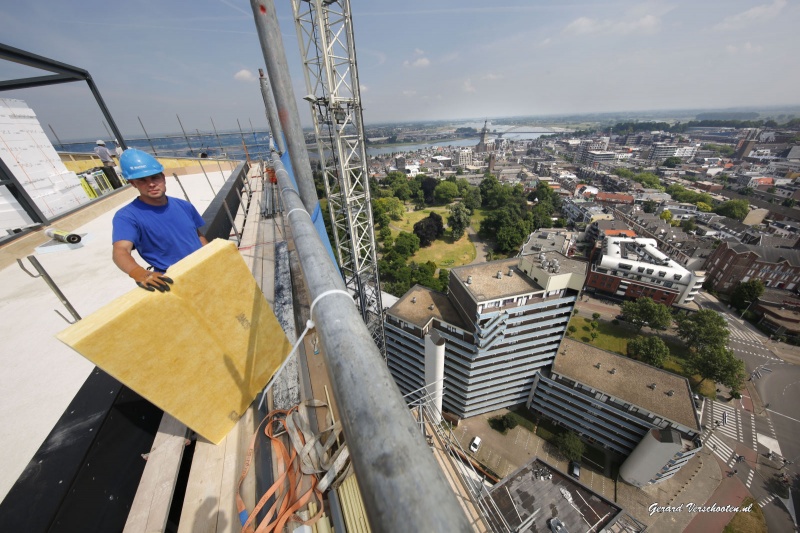 Nimbus hoogste gebouw NIjmegen, 24 verdiepingen, Cees Coenen, Talis. Nijmegen, 25-6-2015 . dgfoto.