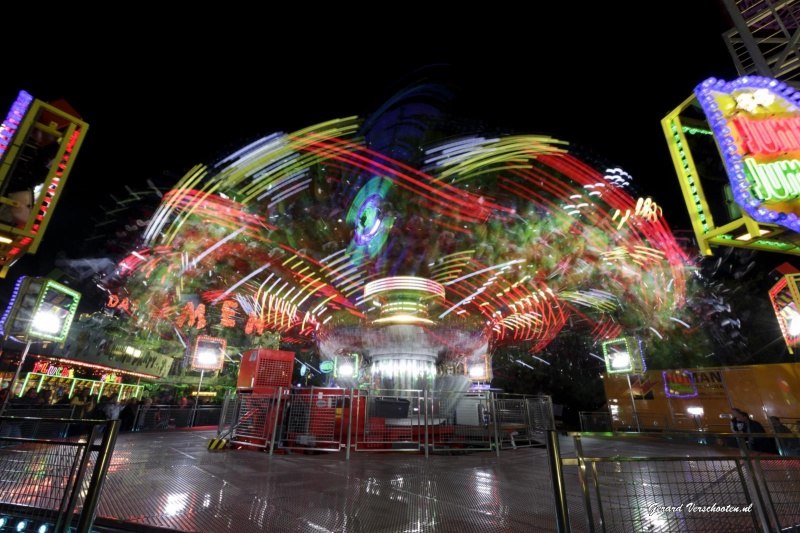 Kermis, najaarskermis, tijdopnamen. Nijmegen, 4-10-2015 . dgfoto.