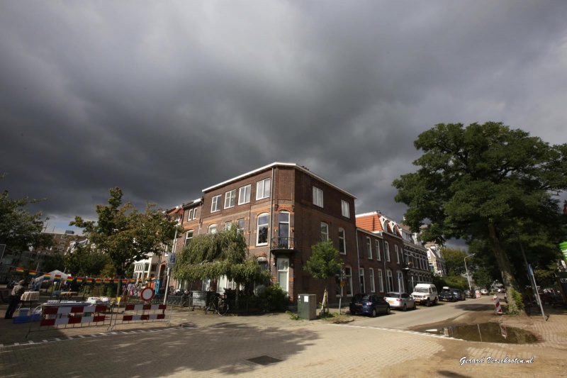 Straatfeest Regentessestraat met buur en buren uit de straat. Nijmegen, 23-9-2015 . dgfoto.