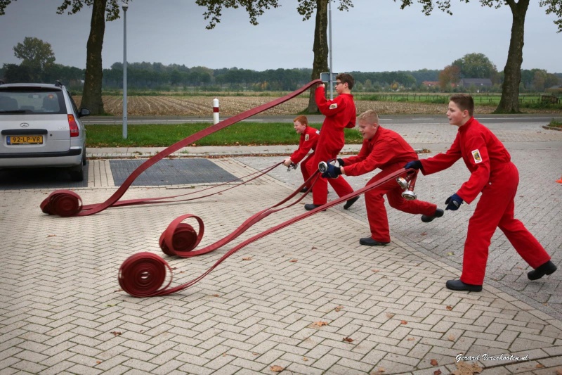 Beuningen. Op de koffie bij de brandweer
, 25-10-2015 . dgfoto.