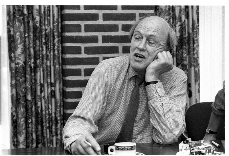 Roald Dahl bij de Kinderboekenwinkel 22 juni 1987. en in Belvoir... Nijmegen, 31-8-2016 .