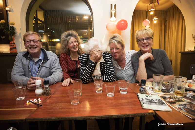 Feestje in de Plak, Joze Bos 40 jarig jubileum. Nijmegen, 4-11-2016 .